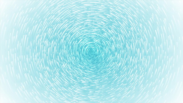 Blue circular lines abstract hi-tech geometry background