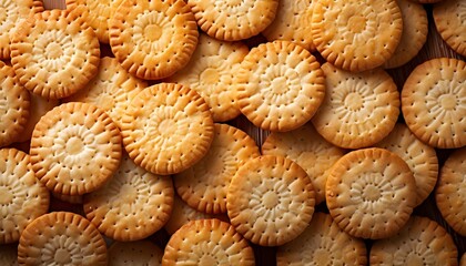 The background of roundish cookies