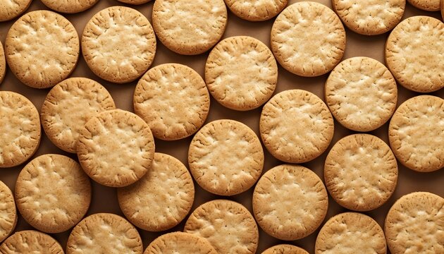 The background of roundish cookies