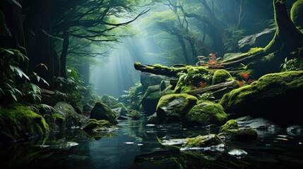 beautiful rainforest