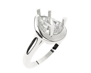 Jewelry isolated on background. 3d rendering - illustration