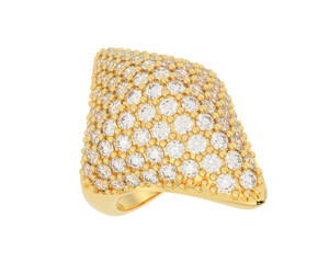 Jewelry isolated on background. 3d rendering - illustration