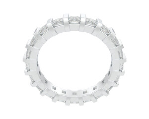 Jewelry isolated on background. 3d rendering - illustration