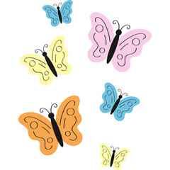 Cute Butterfly Illustration