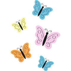Cute Butterfly Illustration