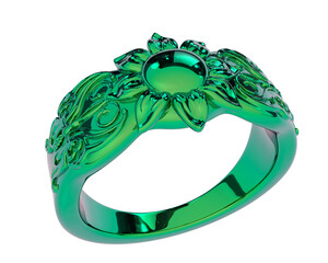 Jewelry isolated on background. 3d rendering - illustration