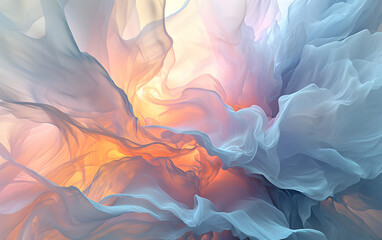 Wallpaper with Blue and Orange tone