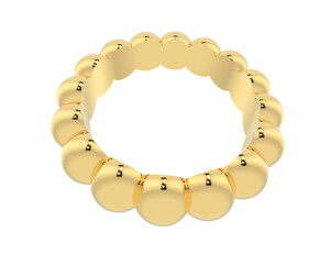 Obraz premium Jewelry isolated on background. 3d rendering - illustration