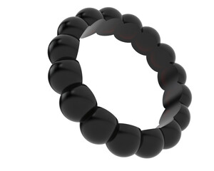 Jewelry isolated on background. 3d rendering - illustration