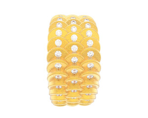 Jewelry isolated on background. 3d rendering - illustration