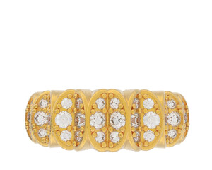 Jewelry isolated on background. 3d rendering - illustration