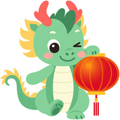 New Year Cute Zodiac Dragon icon