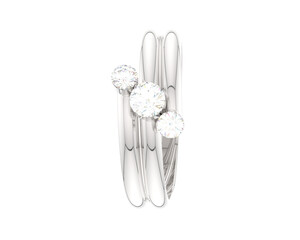 Jewelry isolated on background. 3d rendering - illustration