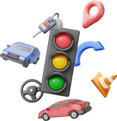 3D Concept of Driving School