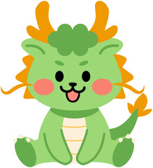 New Year Cute Zodiac Dragon icon