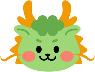 Cute Dragon mascot for Chinese new year