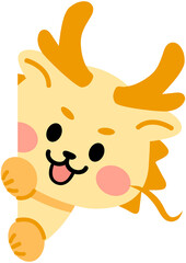 Cute Dragon mascot for Chinese new year