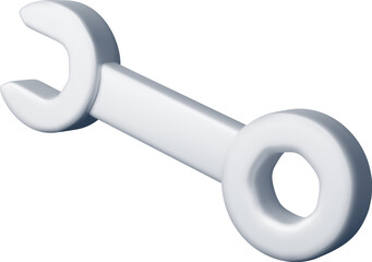 Wrench of Metallic Mechanic Tool Icon