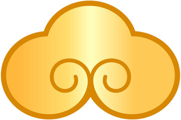 Golden Cloud icon