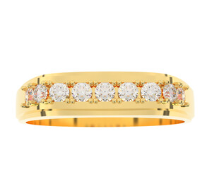 Jewelry isolated on background. 3d rendering - illustration