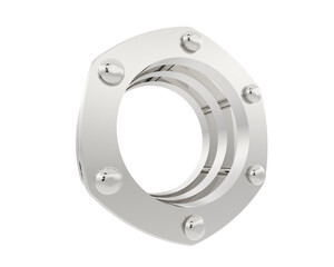 Jewelry isolated on background. 3d rendering - illustration