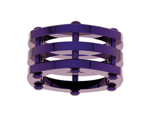 Jewelry isolated on background. 3d rendering - illustration