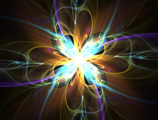 Imaginatory fractal abstract background Image