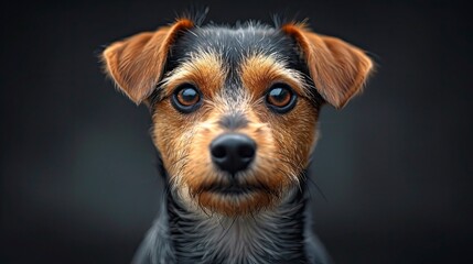 Jack Russell Dog Cat Look Camera, Desktop Wallpaper Backgrounds, Background HD For Designer