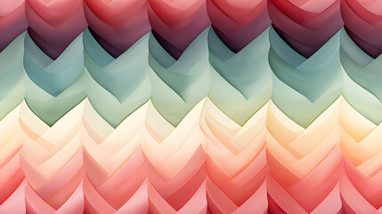 Seamless Watercolor Chevrons Pattern