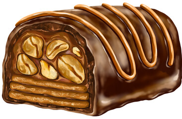 Peanut Chocolate Nougat