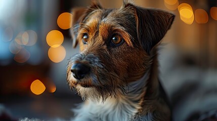 Portrait Funny Dog Jack Russell Terrier, Desktop Wallpaper Backgrounds, Background HD For Designer
