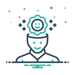 Mix icon for optimism