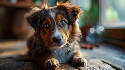 Happy Puppy Dog Smiling On Isolated, Desktop Wallpaper Backgrounds, Background HD For Designer