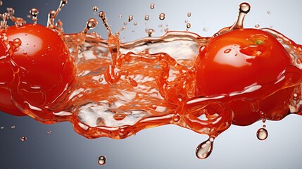 A splash of tomato sauce