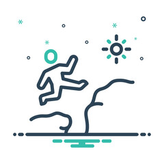 Mix icon for determination