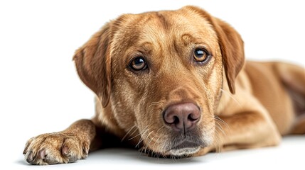 Dog Isolated On White Background Puppy, Desktop Wallpaper Backgrounds, Background HD For Designer