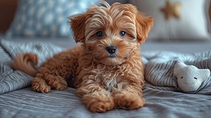 Cute Little Havanese Puppy Orange Tabby, Desktop Wallpaper Backgrounds, Background HD For Designer