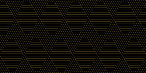 Abstract gold luxury color vector seamless geometric lines background pattern.eps 10