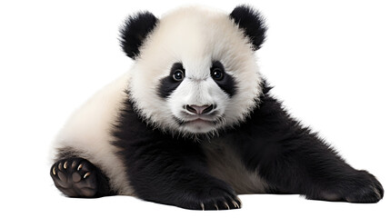 Panda PNG, Giant Panda, Panda Image, Black and White Fur, Wildlife Conservation, Bamboo Forest...