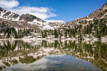 Columbine Lake in the Indian Peaks Wilderness, Colorado