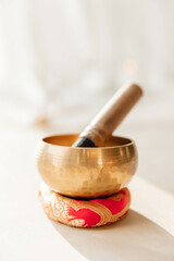 Wellness Tibetan Sound Bowl in White Space