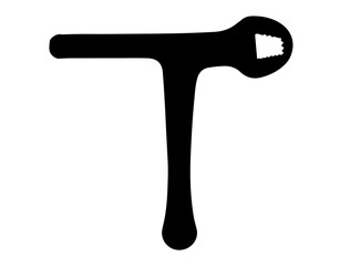 Vintage Tools Silhouette vector art