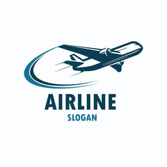 AirLine plane vector logo design