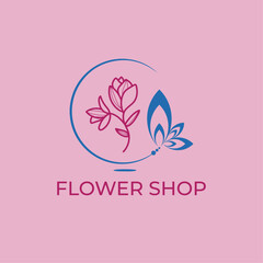 beauty floral and flower logo design
