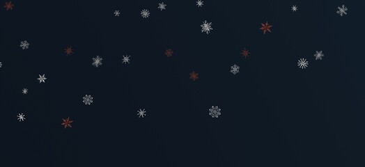 Astral Symphony: 3D Illustration Brings a Shower of Colorful Stars