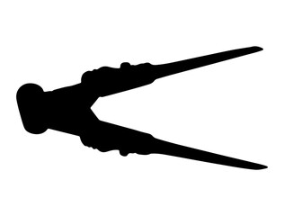 Vintage Tools Silhouette vector art