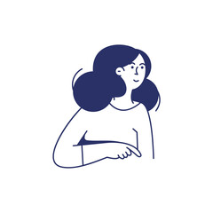 business people work with vector elements business