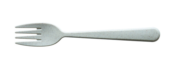 white fork isolated. cutlery equipment element