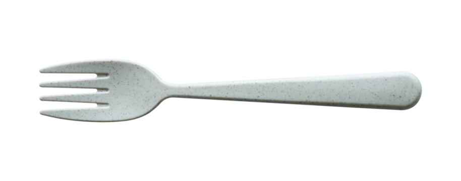 white fork isolated. cutlery equipment element