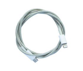 white cable reel isolated element